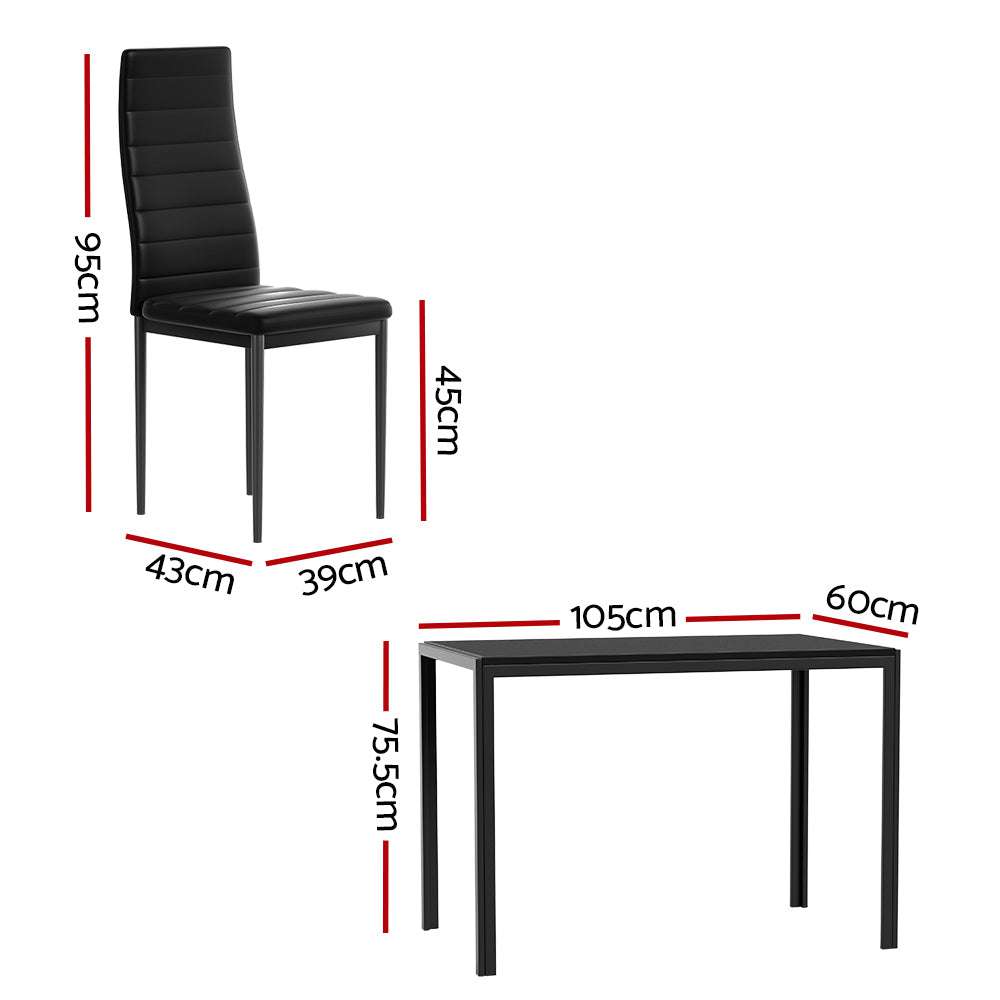 Table Dining Set 4 Chair Set