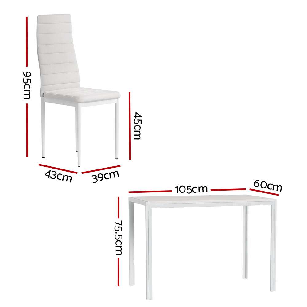 Table Dining Set 4 Chair Set