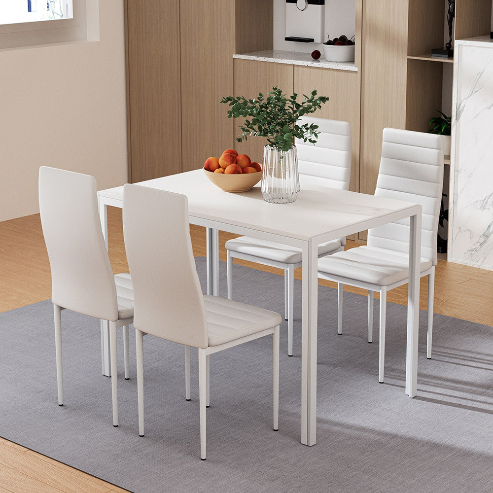 Table Dining Set 4 Chair Set
