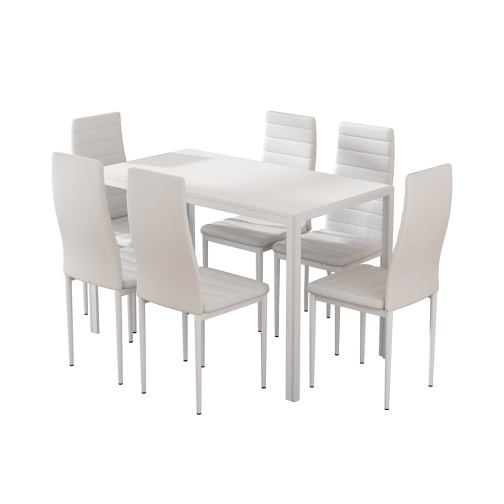 Table Dining Set 6 Chair Set