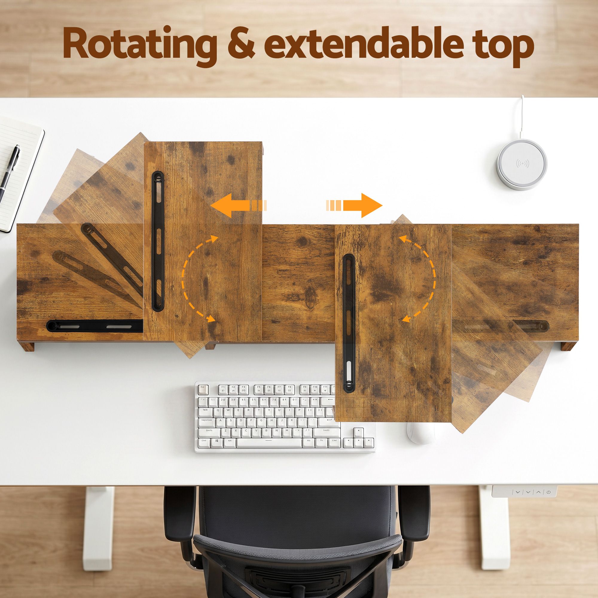 Artiss Dual Monitor Stand Riser Bedworld