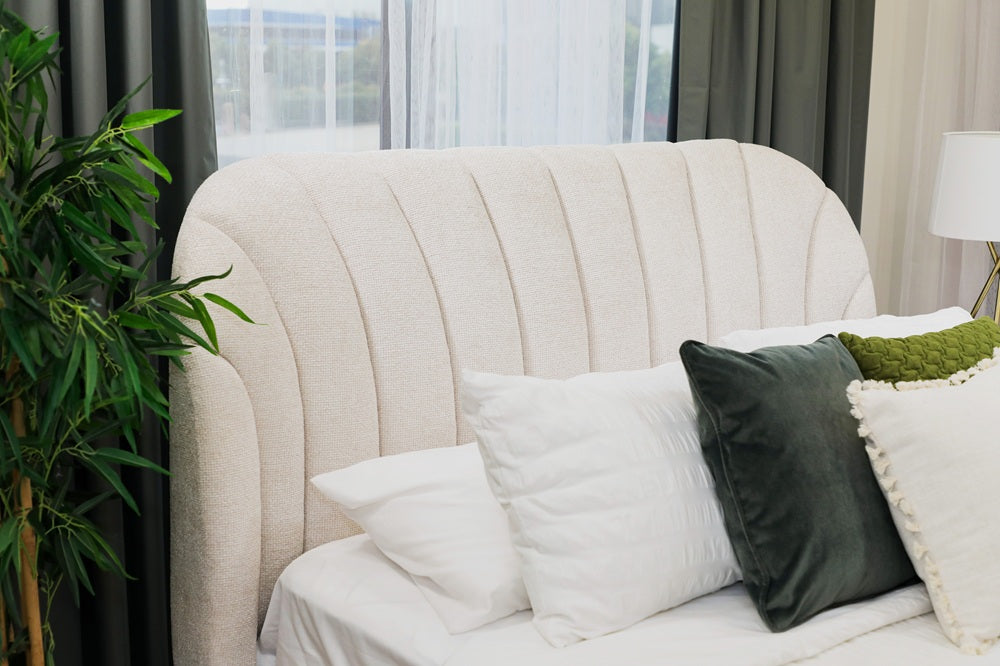 Deco Upholstered Fabric Bed Frame