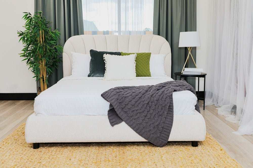 Deco Upholstered Fabric Bed Frame