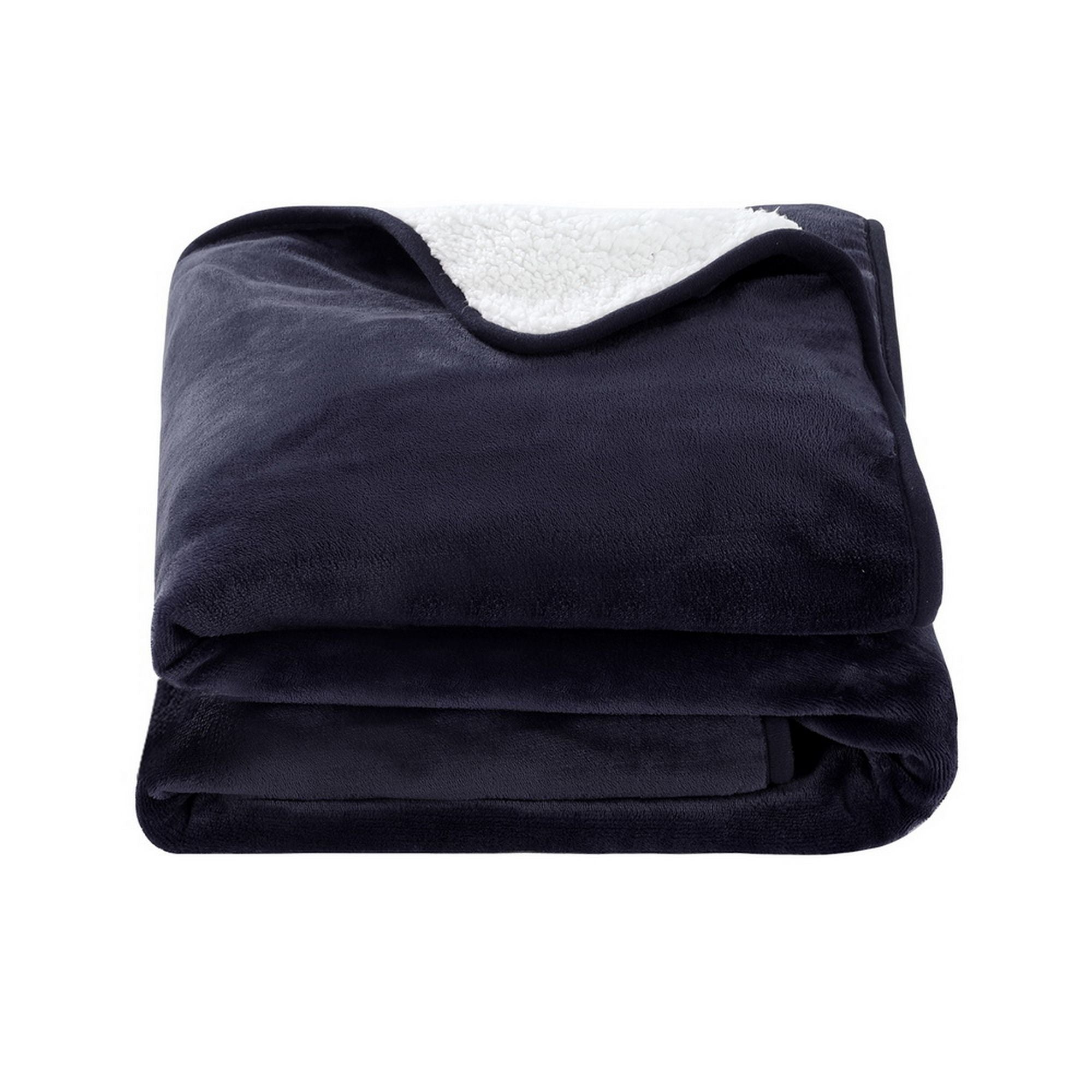 Giselle Electric Throw Rug Heated Blanket Fleece Charcoal Bedworld