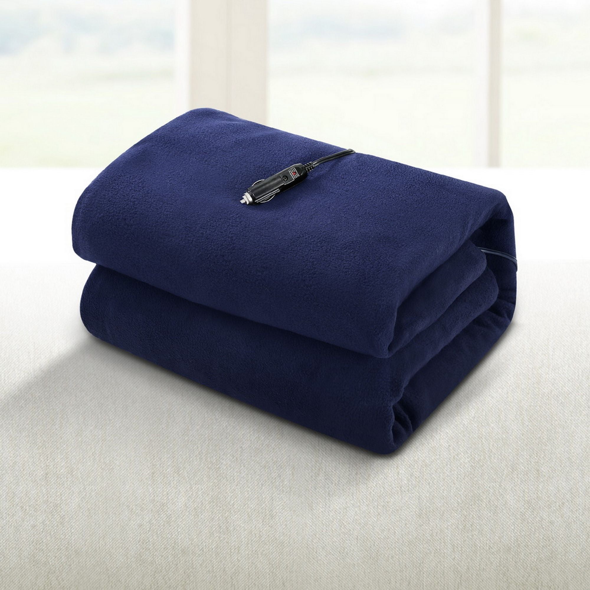 Giselle Electric Heated Blanket Car Truck Throw Rug Travel Camping 12V DC Aut Bedworld