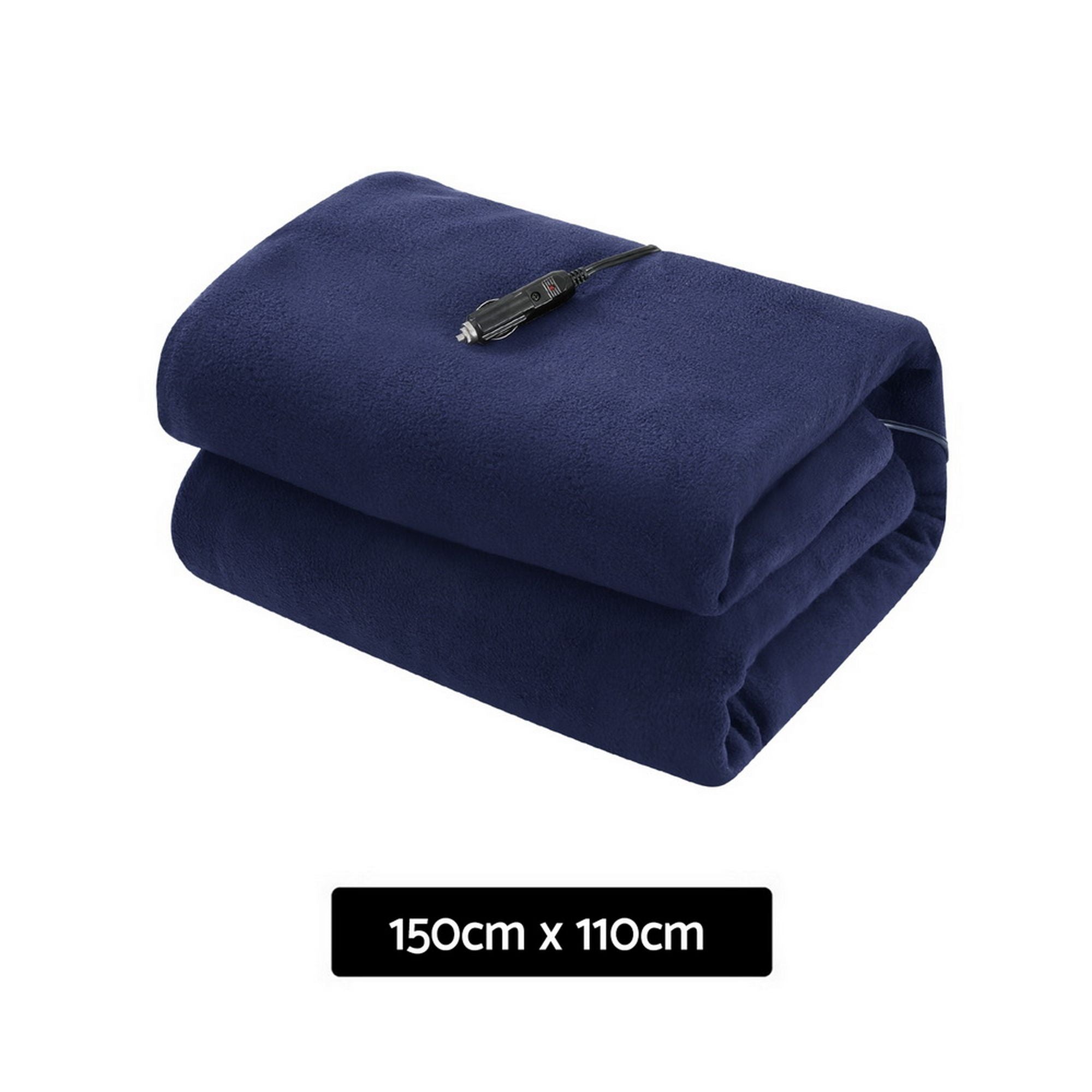 Giselle Electric Heated Blanket Car Truck Throw Rug Travel Camping 12V DC Aut Bedworld
