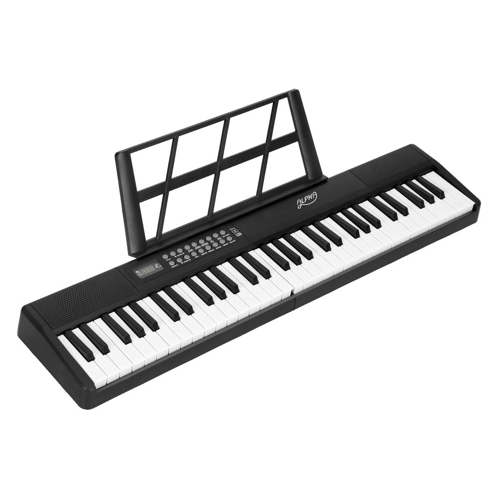 Alpha 61 Keys Foldable Electronic Piano Keyboard Digital Electric w/ Carry Bag Bedworld