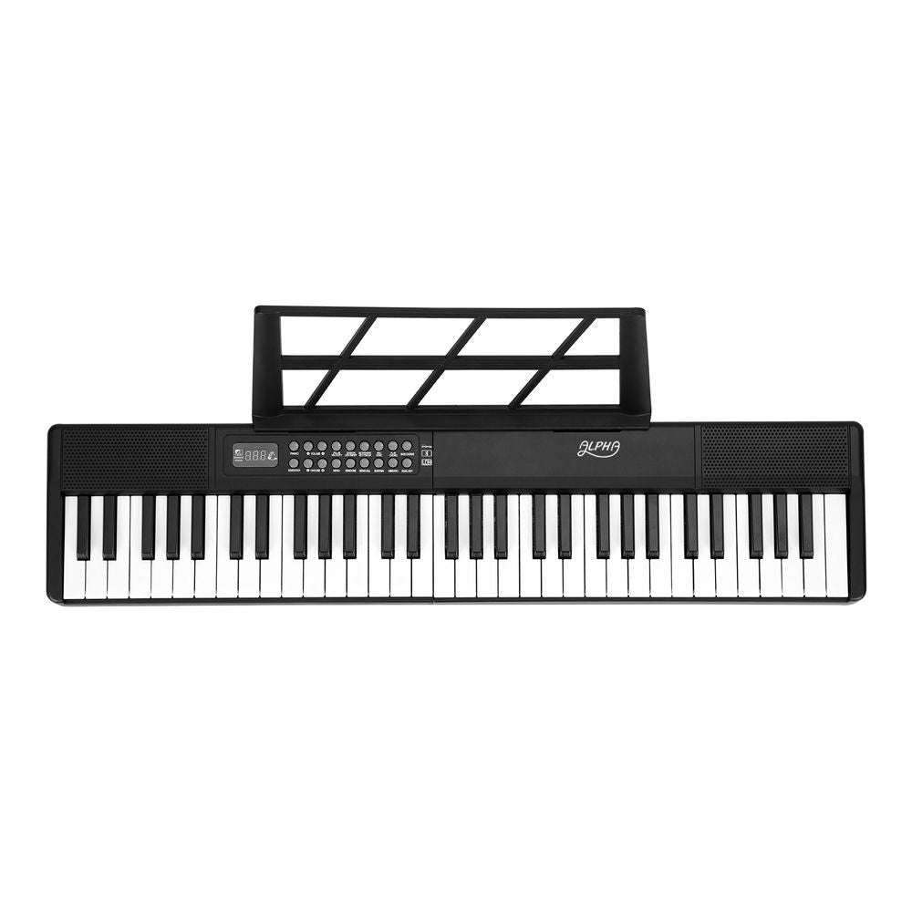 Alpha 61 Keys Foldable Electronic Piano Keyboard Digital Electric w/ Carry Bag Bedworld