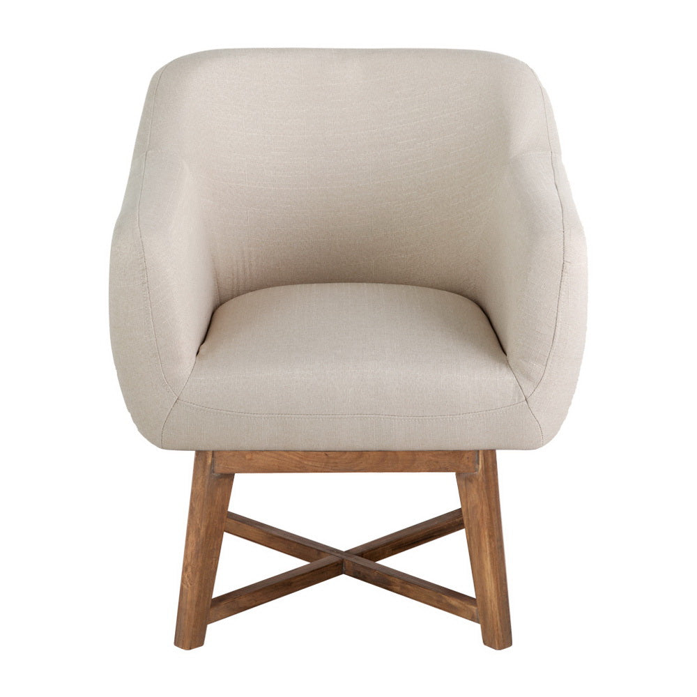 Artiss Armchair Tub Chair Beige Aston