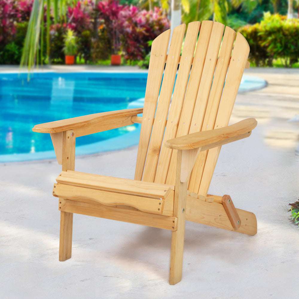 Natural Gardeon Adirondack Outdoor Chair