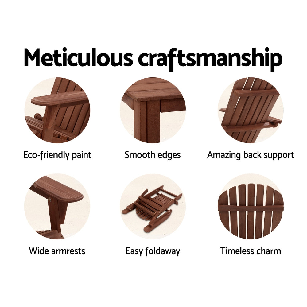 Brown wooden chair detail set with slatted back and smooth edges