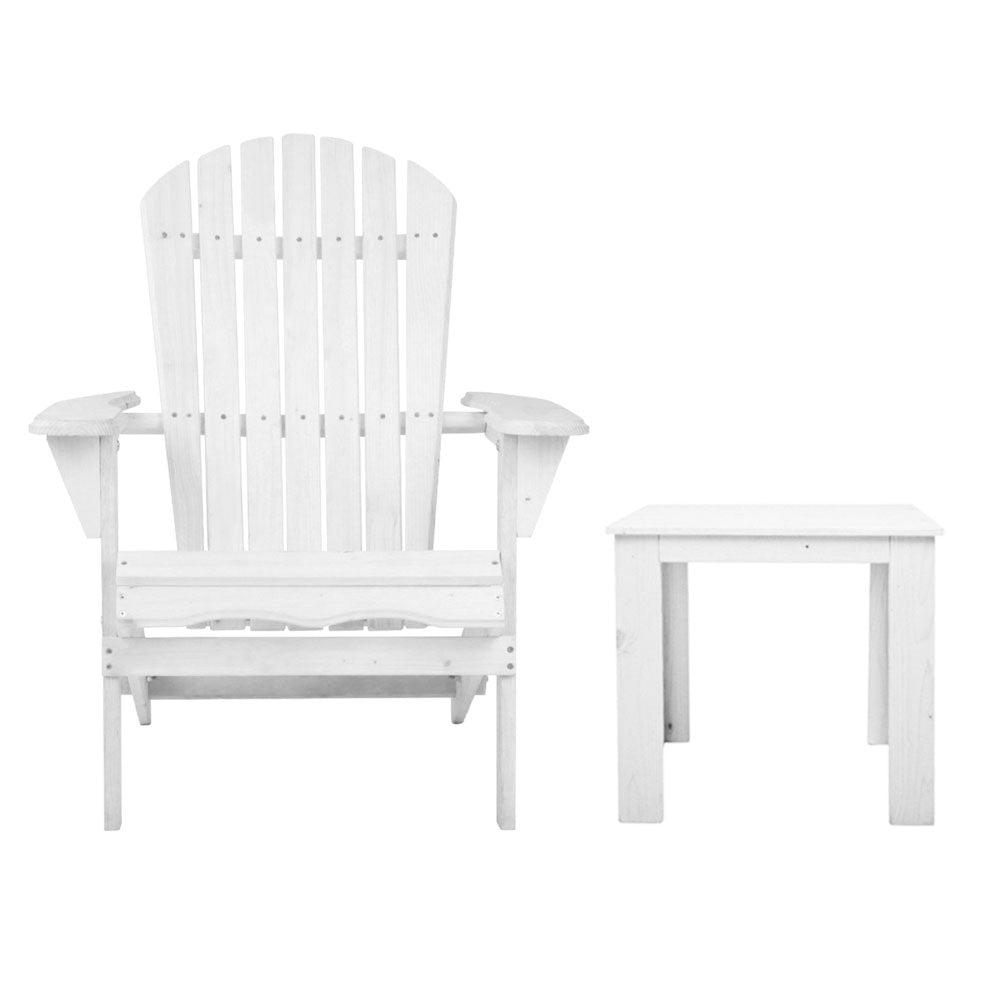 Chairs Wooden Foldable Beach Chair White