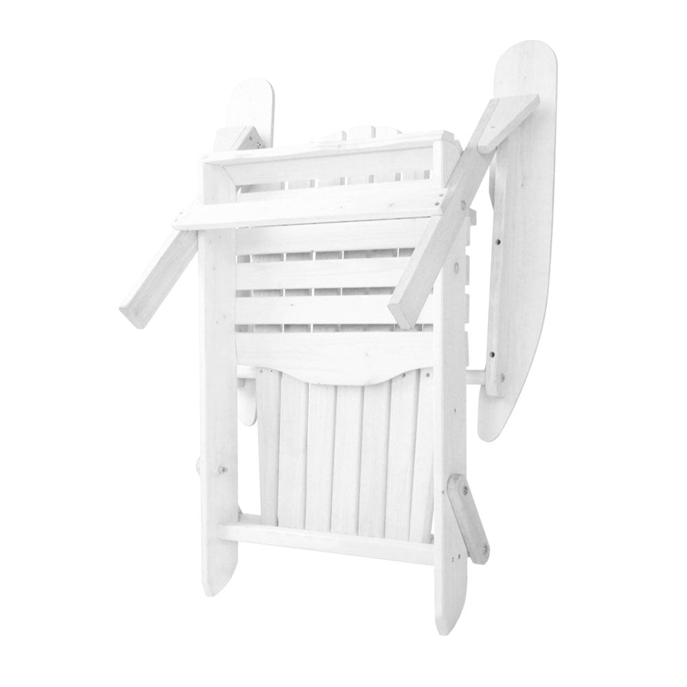 Chairs Wooden Foldable Beach Chair White