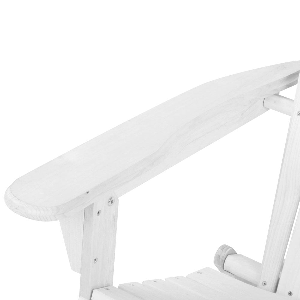 Chairs Wooden Foldable Beach Chair White