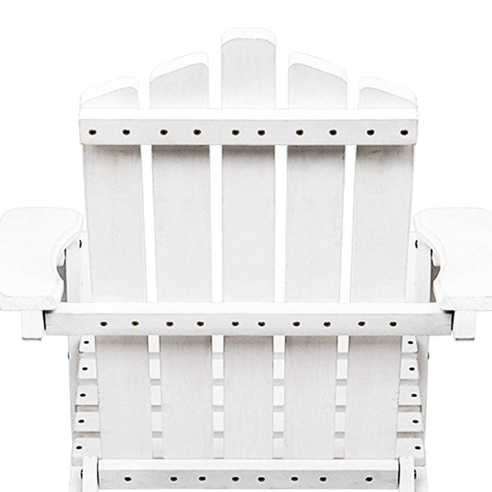 Chairs Wooden Sun Lounge Patio Furniture White