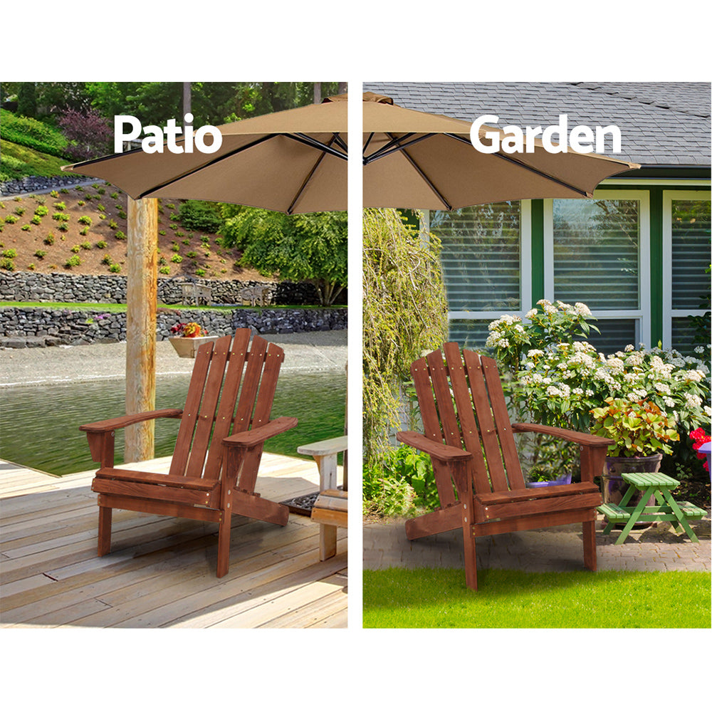 Gardeon 3PC Adirondack Outdoor Table