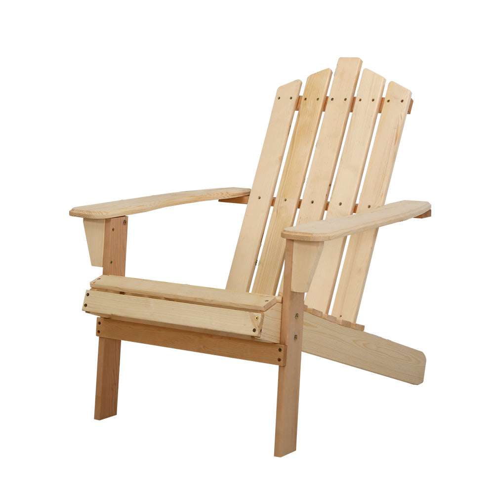 Gardeon Adirondack Chair - Wooden Outdoor Furniture