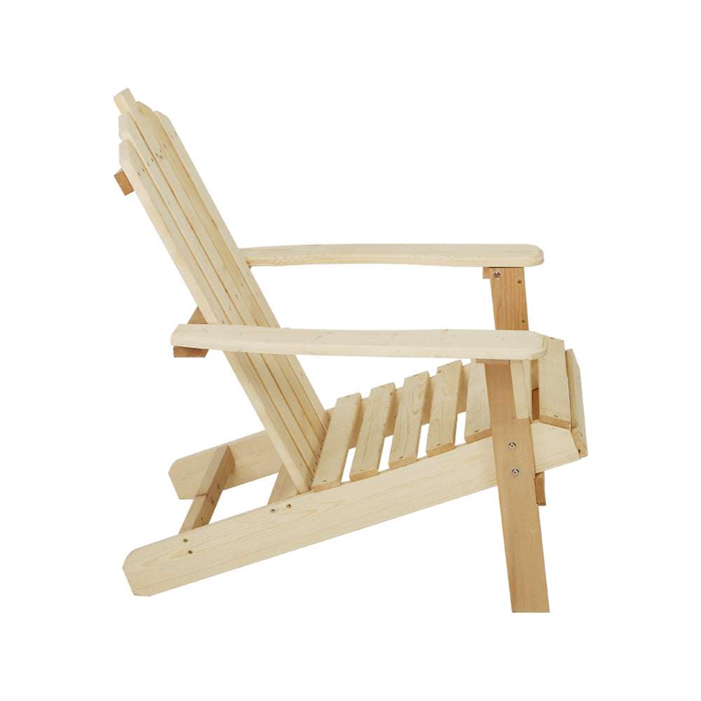 Gardeon Adirondack Chair - Wooden Outdoor Furniture