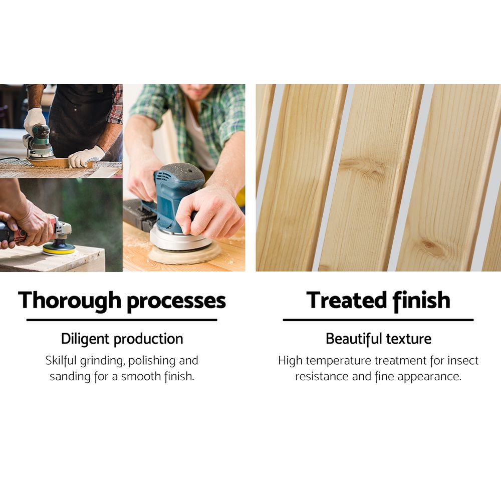 Gardeon Adirondack Chair - Wooden Outdoor Furniture