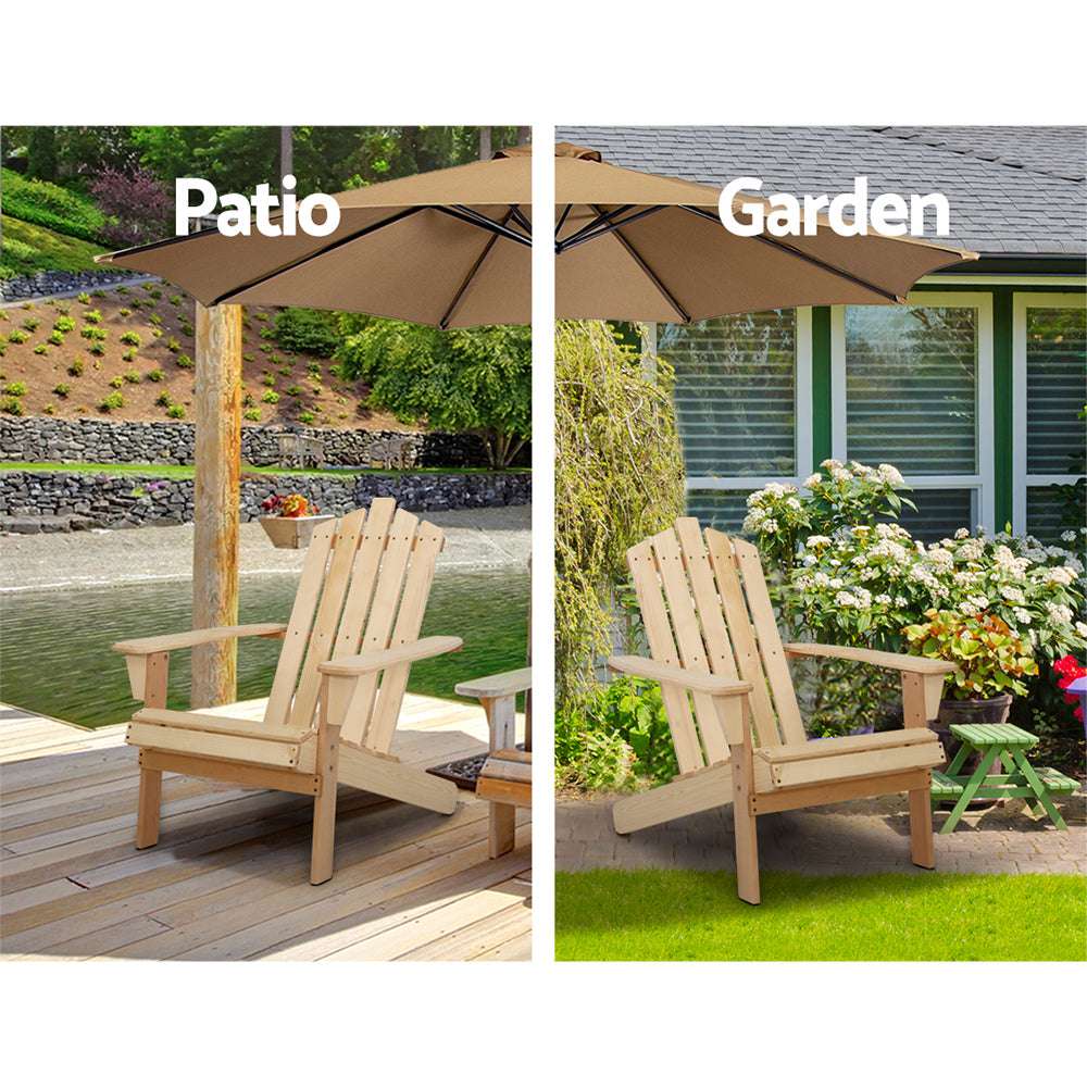 Gardeon 3PC Adirondack Outdoor Table