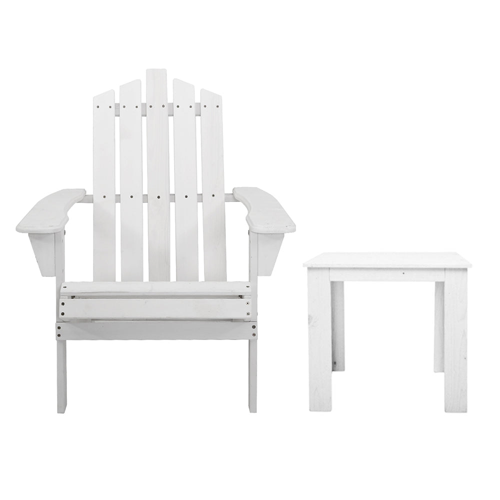 Gardeon 3PC Adirondack Outdoor Table