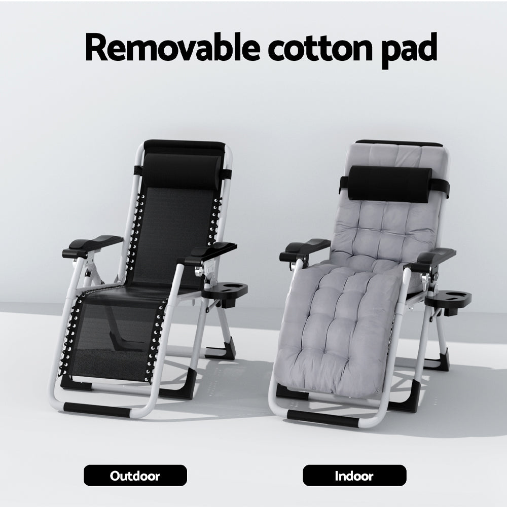 Gardeon Sun Lounge Folding Lounger Camping