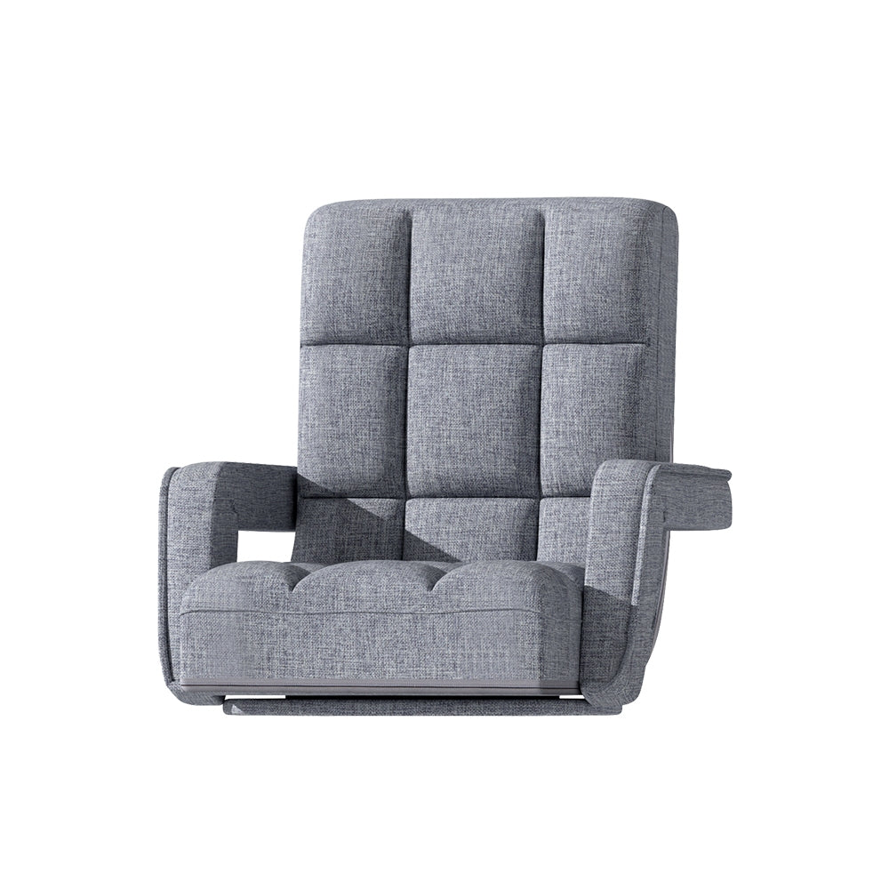 Artiss Floor Chair Lounge Sofa Swivel Grey Bedworld