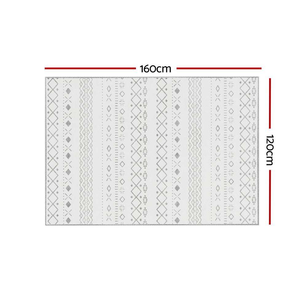 Artiss Rug 120x160cm Area Rug Washable Mat Large Carpet Soft Short Pile Una