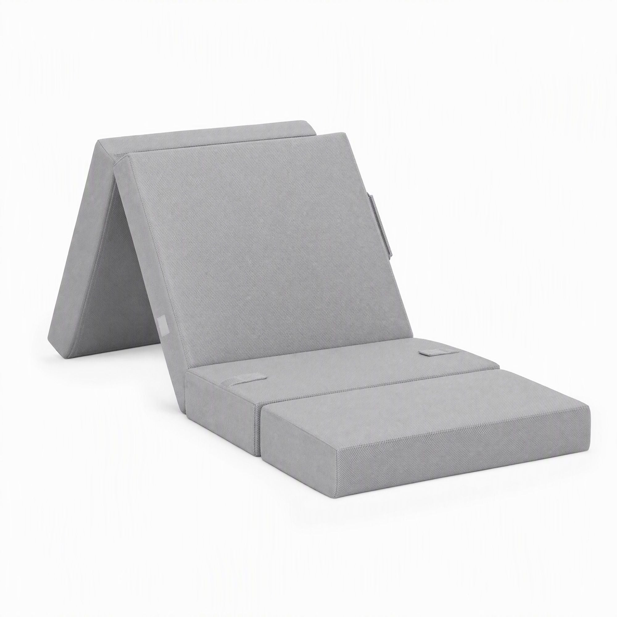 Giselle Folding Mattress Single 15cm Foldable 4-Fold Foam Chair Bed Storage Bag Bedworld