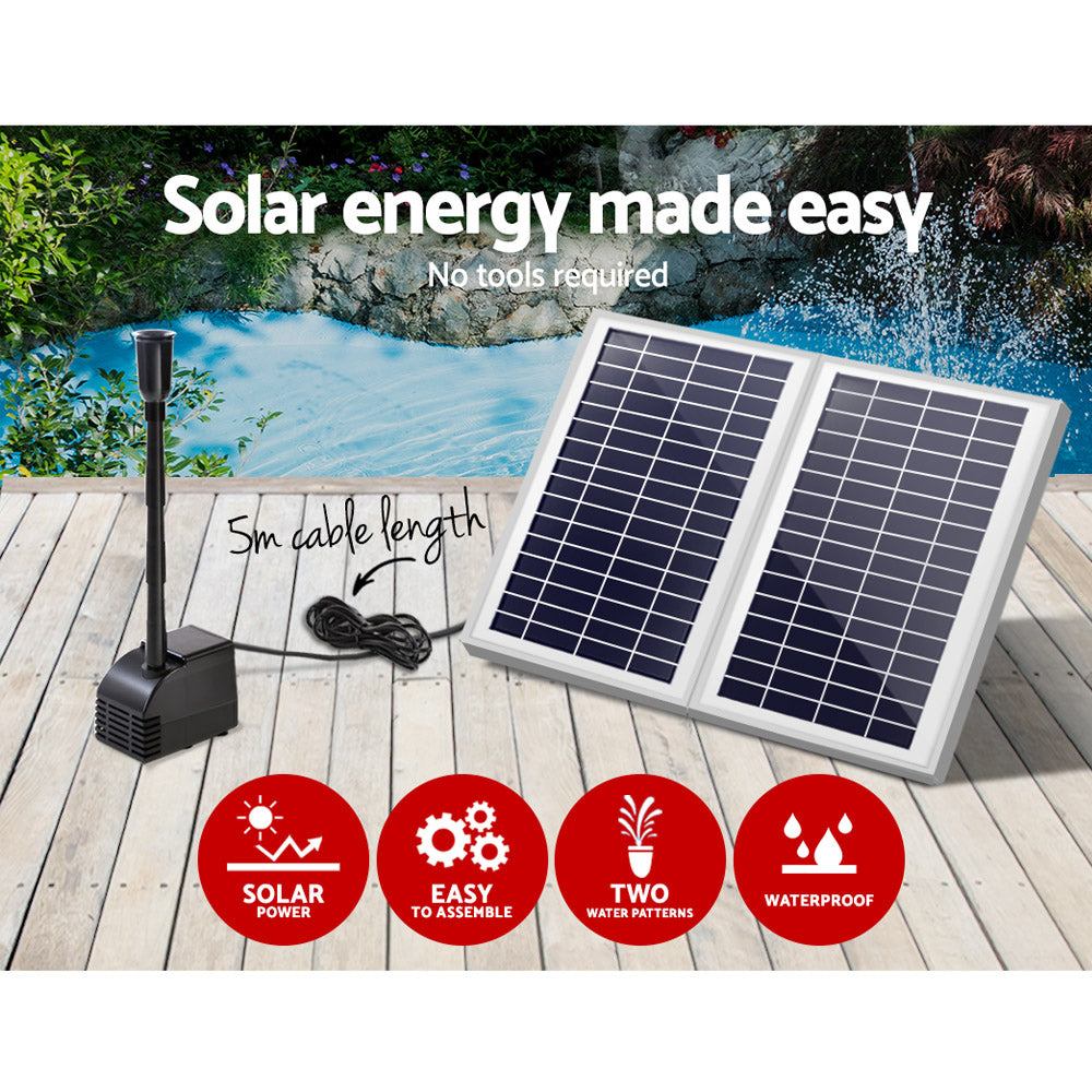 Gardeon Solar Pond Pump