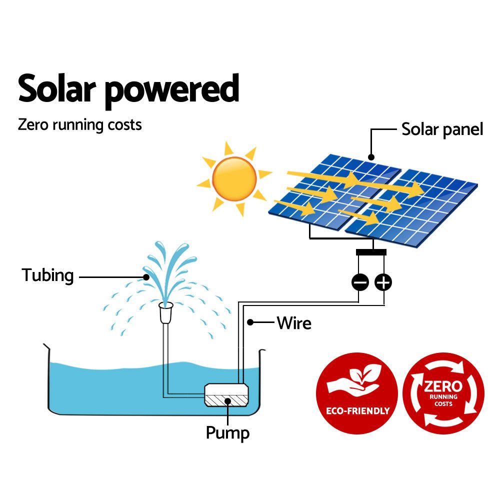 Gardeon Solar Pond Pump