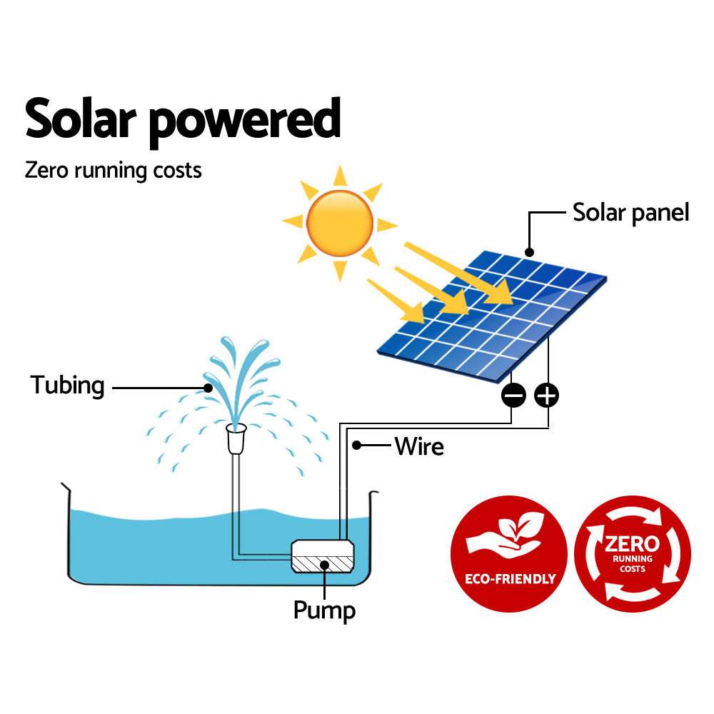 Gardeon Solar Pond Pump 4