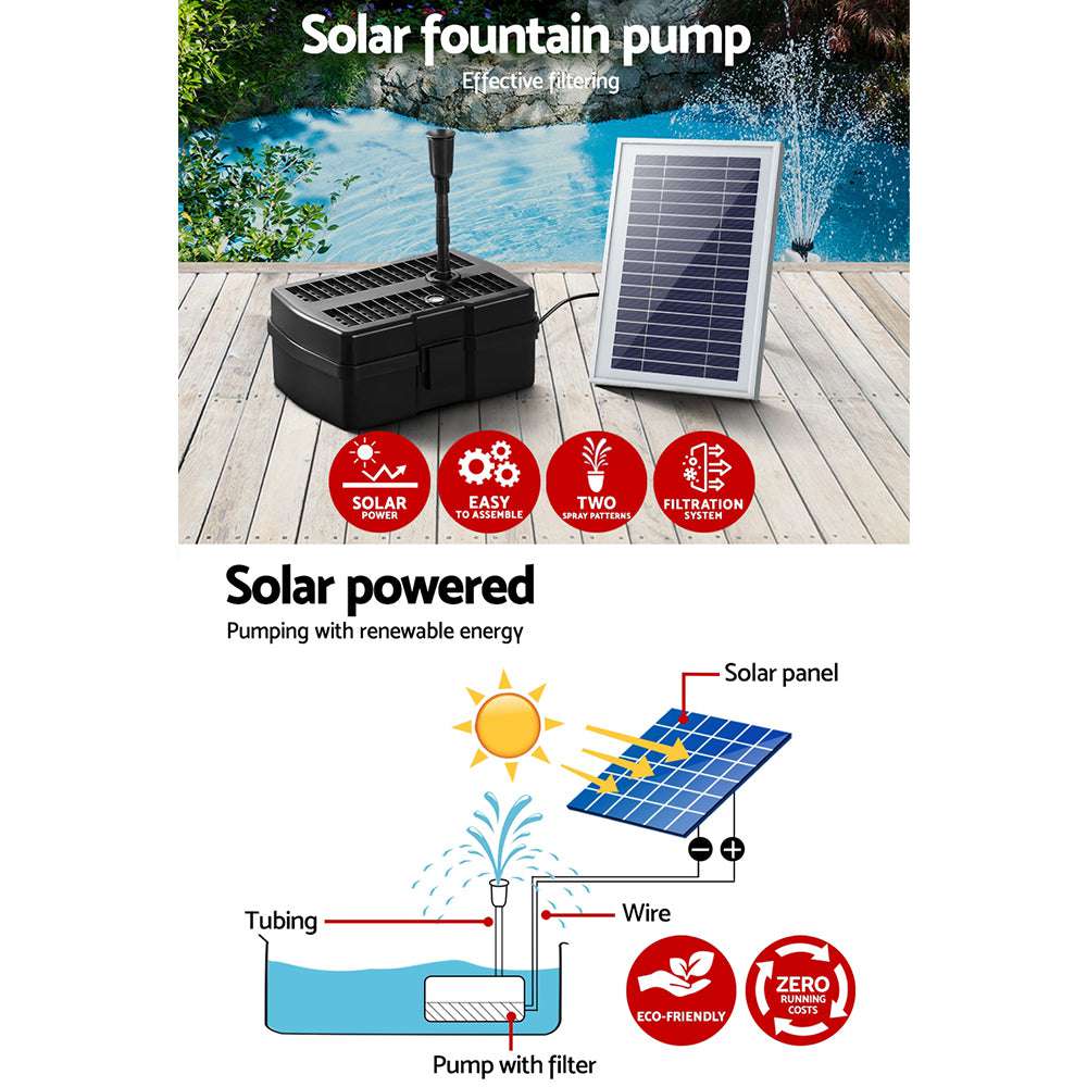 Gardeon Solar Pond Pump
