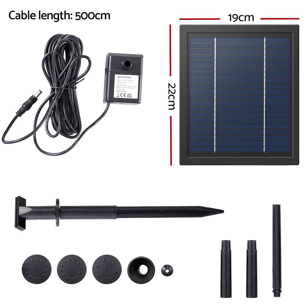 Gardeon Solar Pond Pump Submersible Powered Garden Pool Water Fountain Kit 6