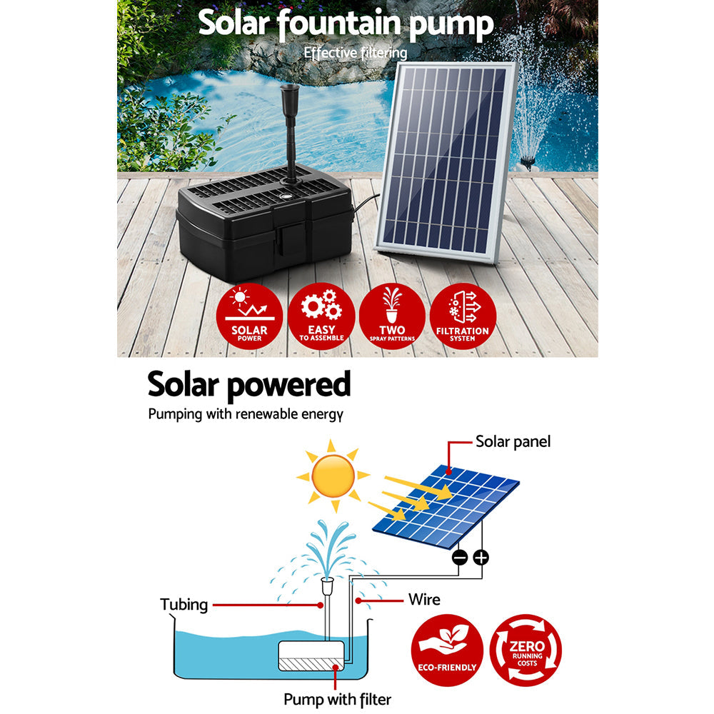 Gardeon Solar Pond Pump