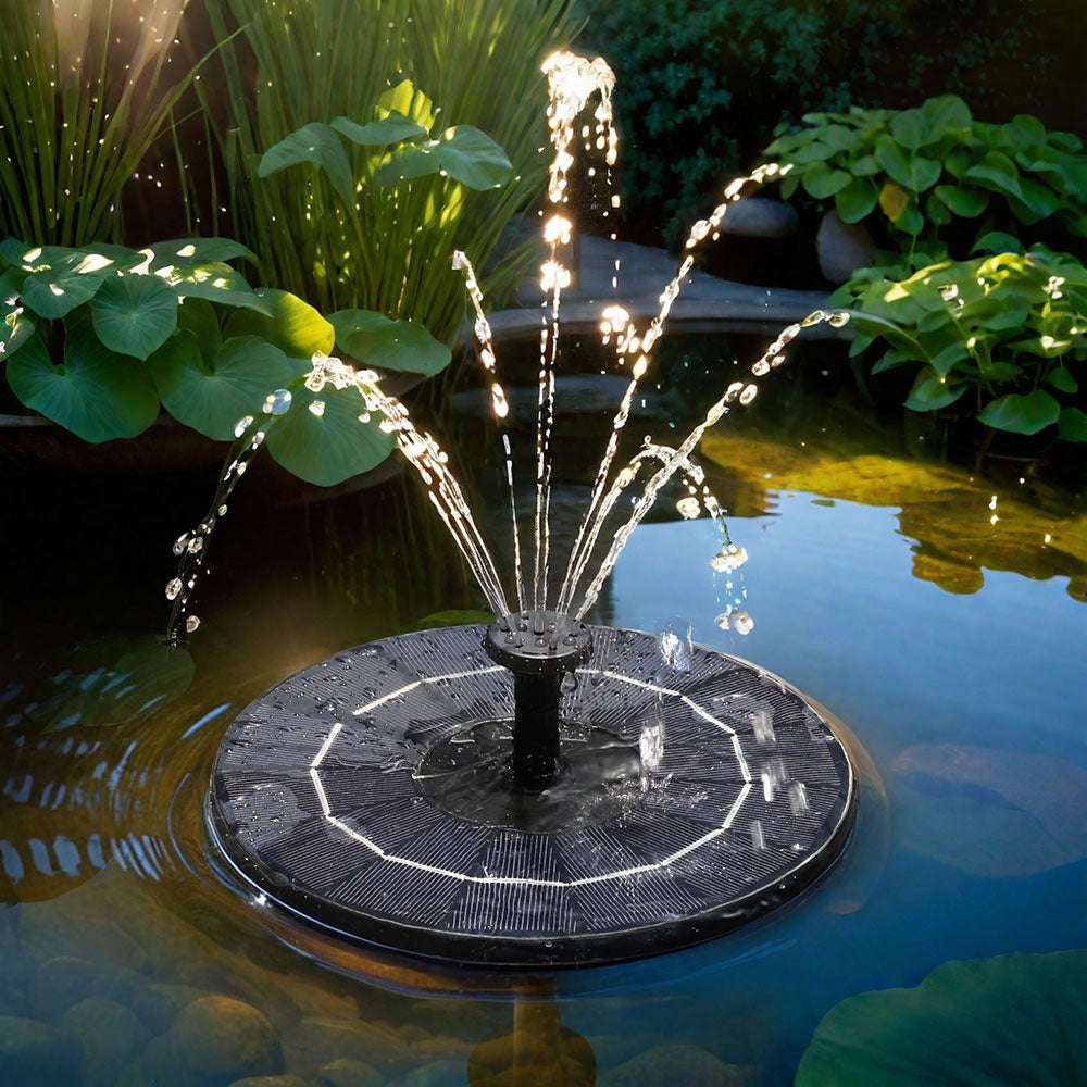 Gardeon Floating Solar Pond Water Fountain Pump Submersible Fountains 250L/