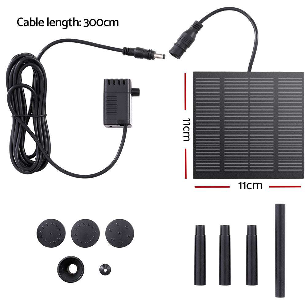 Gardeon Solar Pond Pump Submersible Powered Garden Pool Water Fountain Kit 2