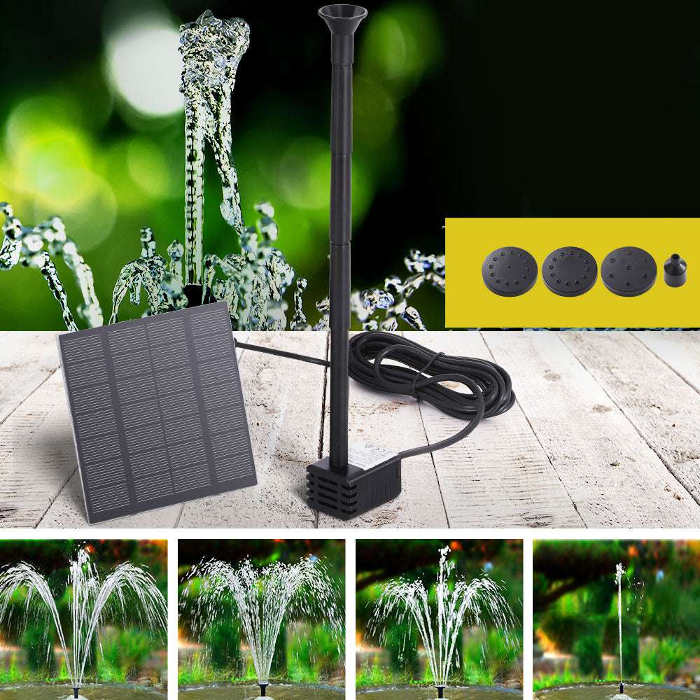 Gardeon Solar Pond Pump Submersible Powered Garden Pool Water Fountain Kit 2