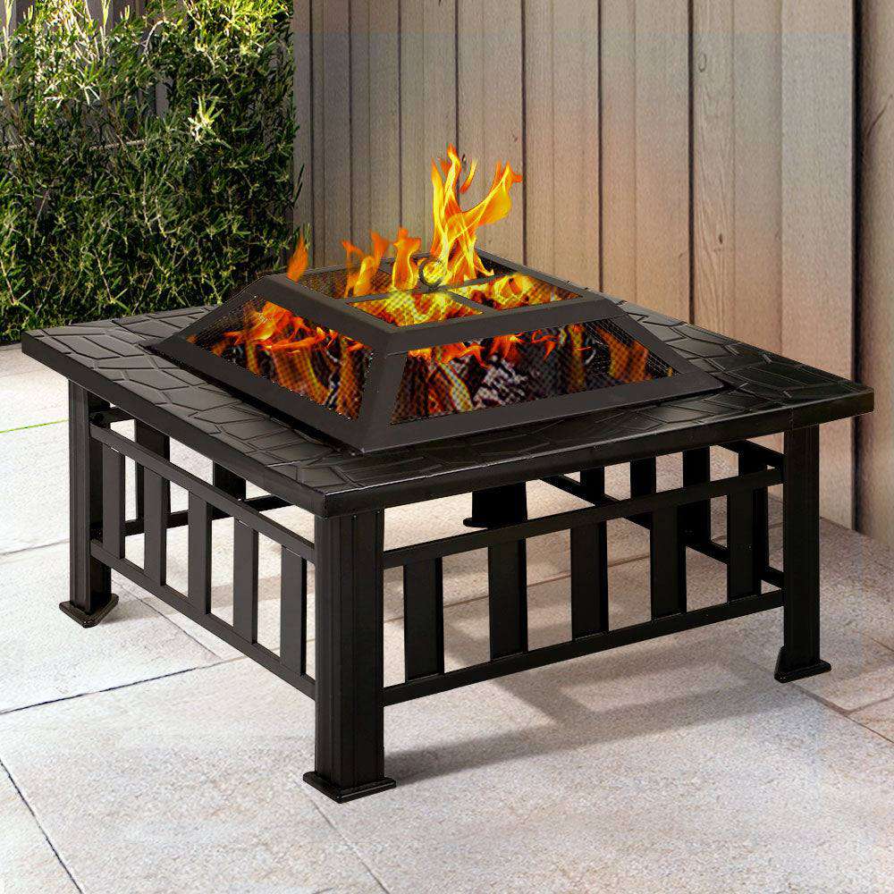 Grillz Fire Pit BBQ Grill 2-