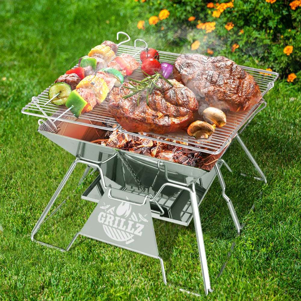 Grillz Fire Pit BBQ Grill