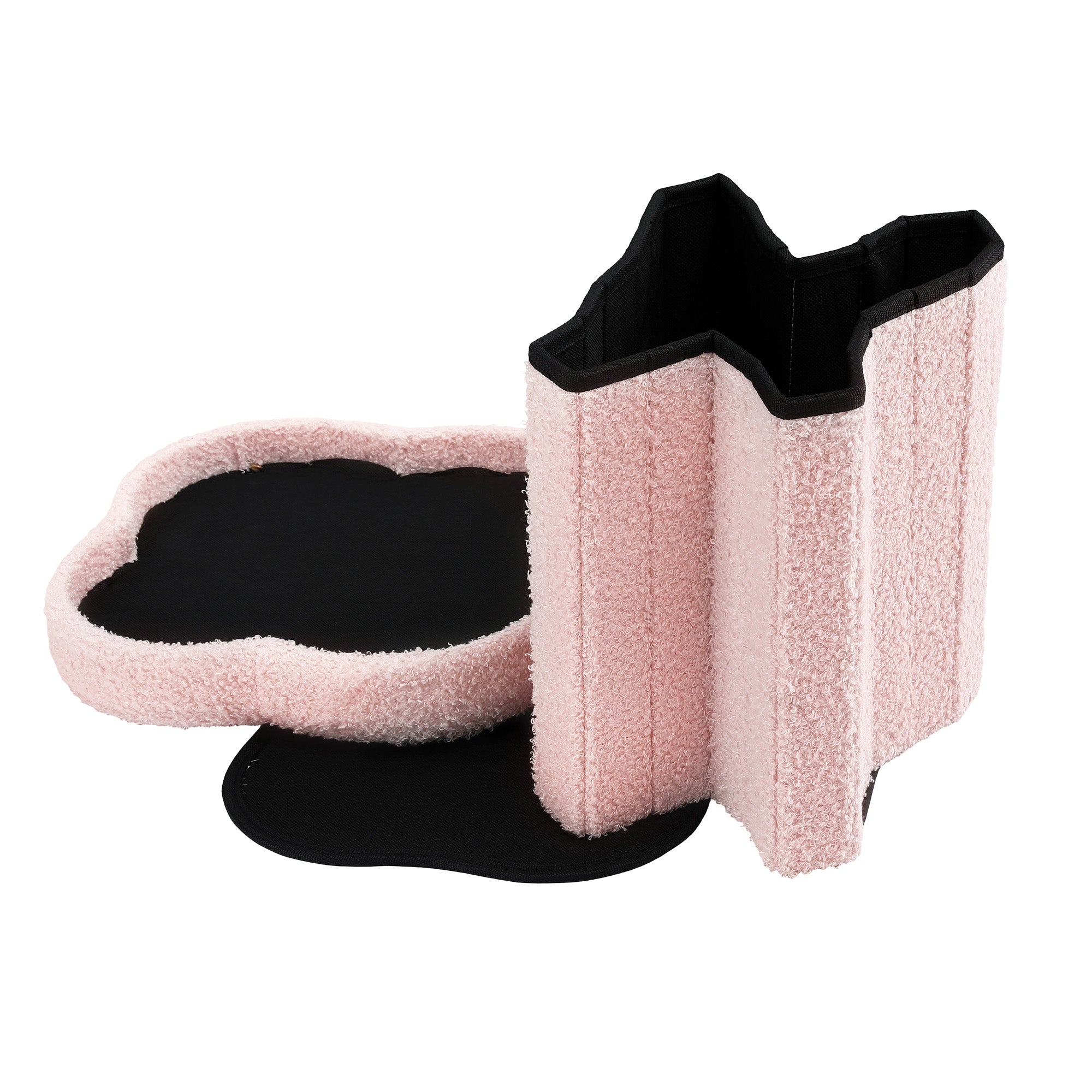 Artiss Storage Ottoman Foot Stool Foldable Pink Bedworld