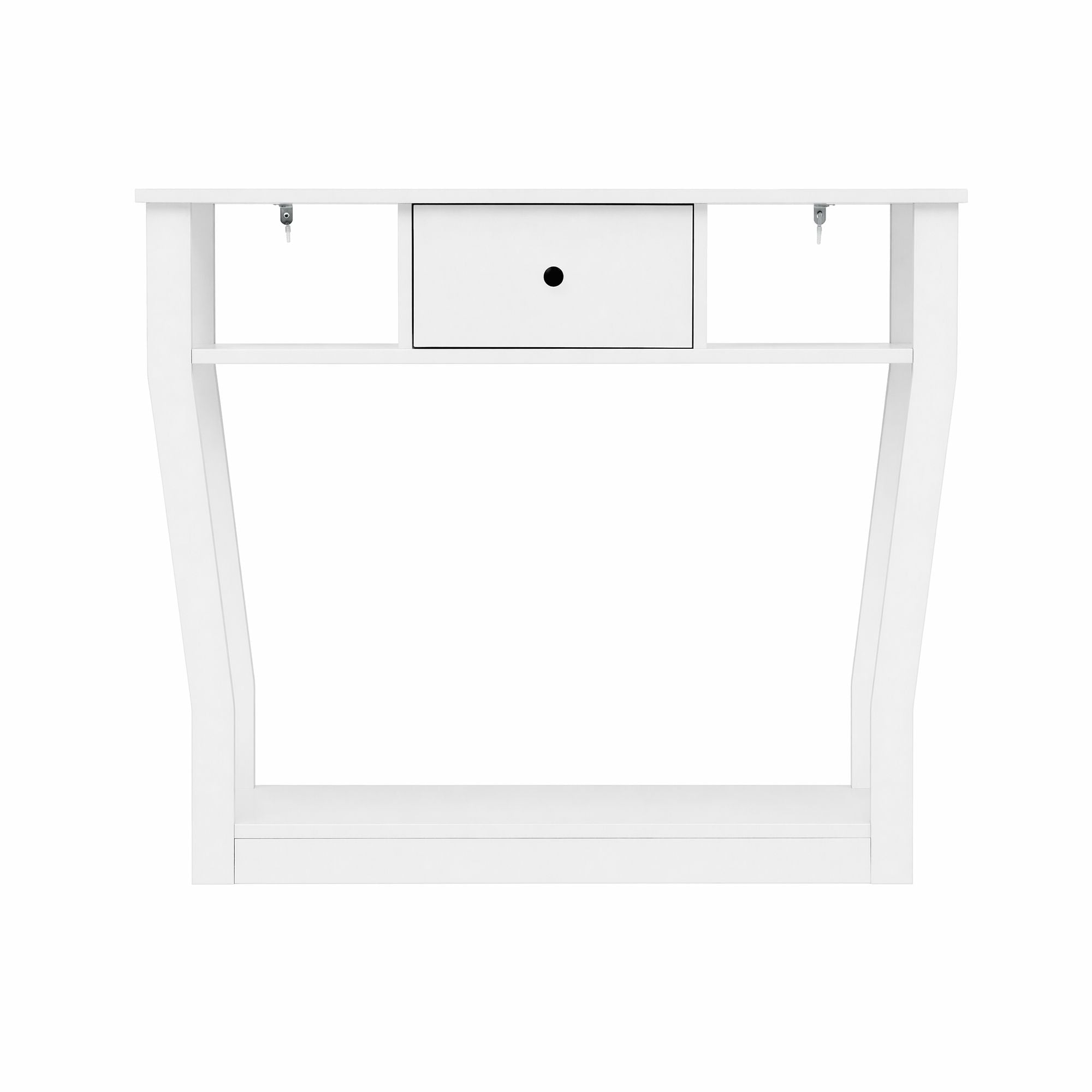Artiss Console Table Entryway Hallway Sofa Side Table Drawer Shelf 100CM White Bedworld