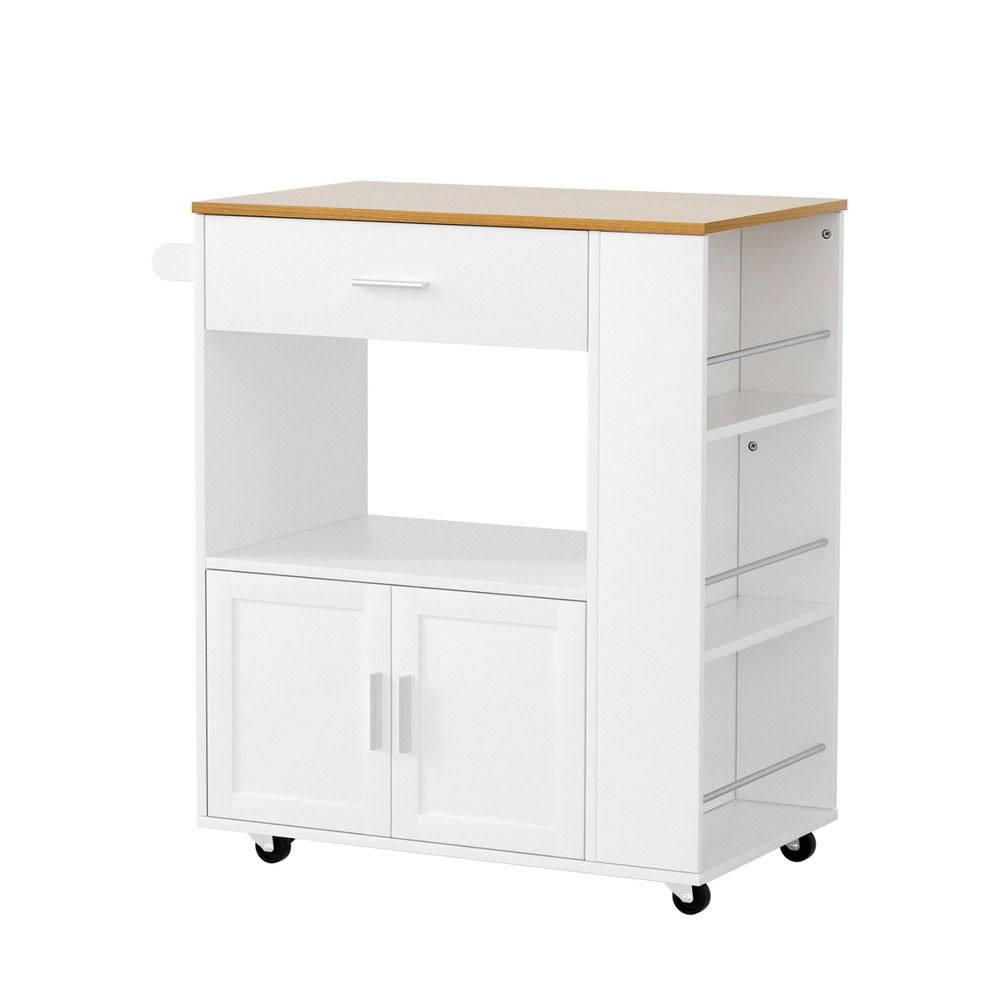 Artiss Kitchen Island Trolley Rolling Serving Cart Bedworld