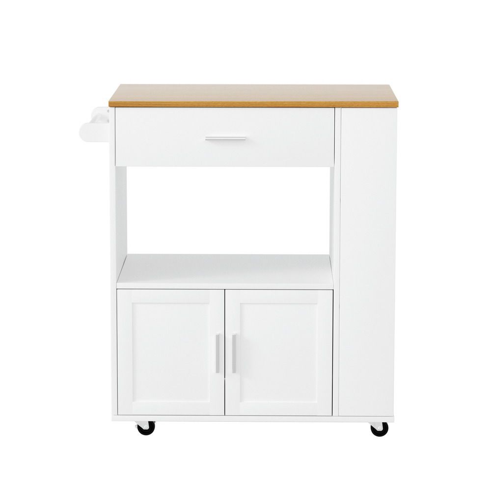 Artiss Kitchen Island Trolley Rolling Serving Cart Bedworld