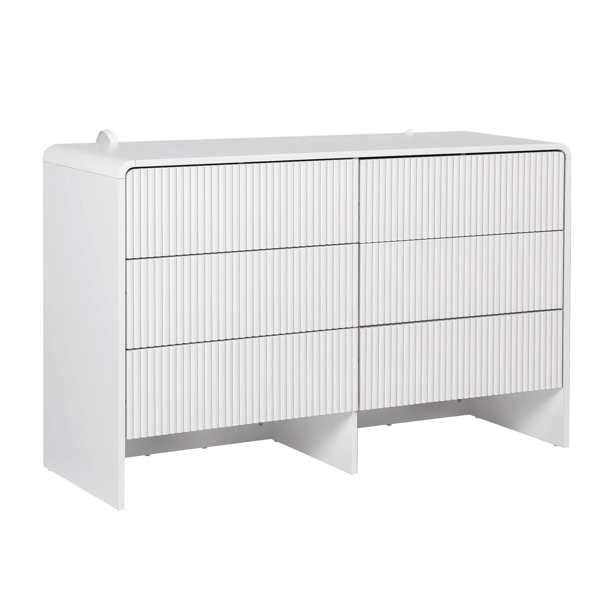 Artiss 6 Chest of Drawers Dresser Cabinet Beige Bedworld