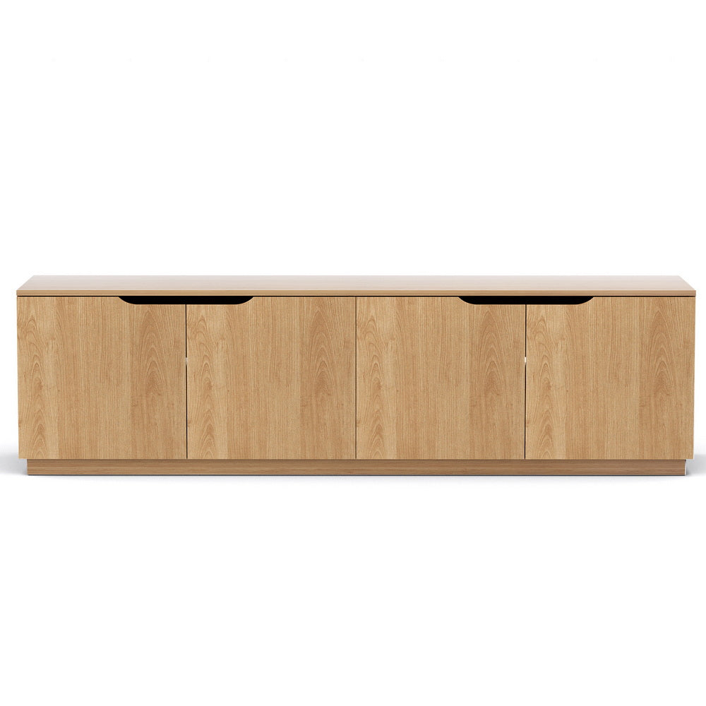 Artiss TV Unit Entertainment Unit Storage Cabinet 180cm Pine Bedworld