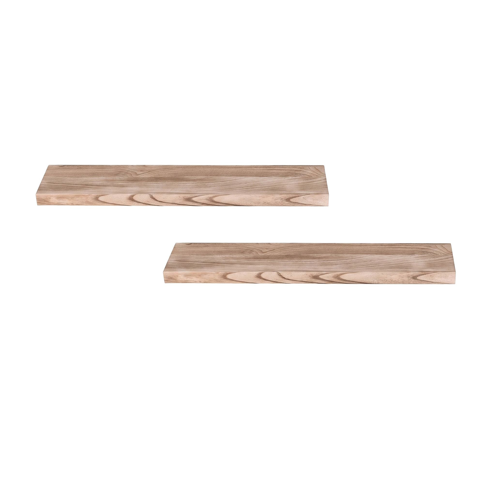 Artiss Floating Wall Shelf Set of 2 Wood 90CM Bedworld