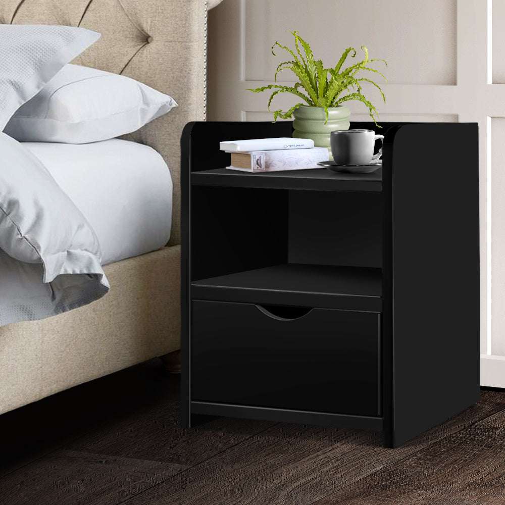 Artiss Bedside Table 1 Drawer