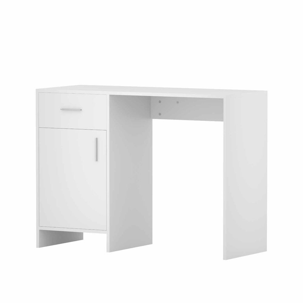 Artiss Computer Desk Drawer Cabinet White 100CM Bedworld