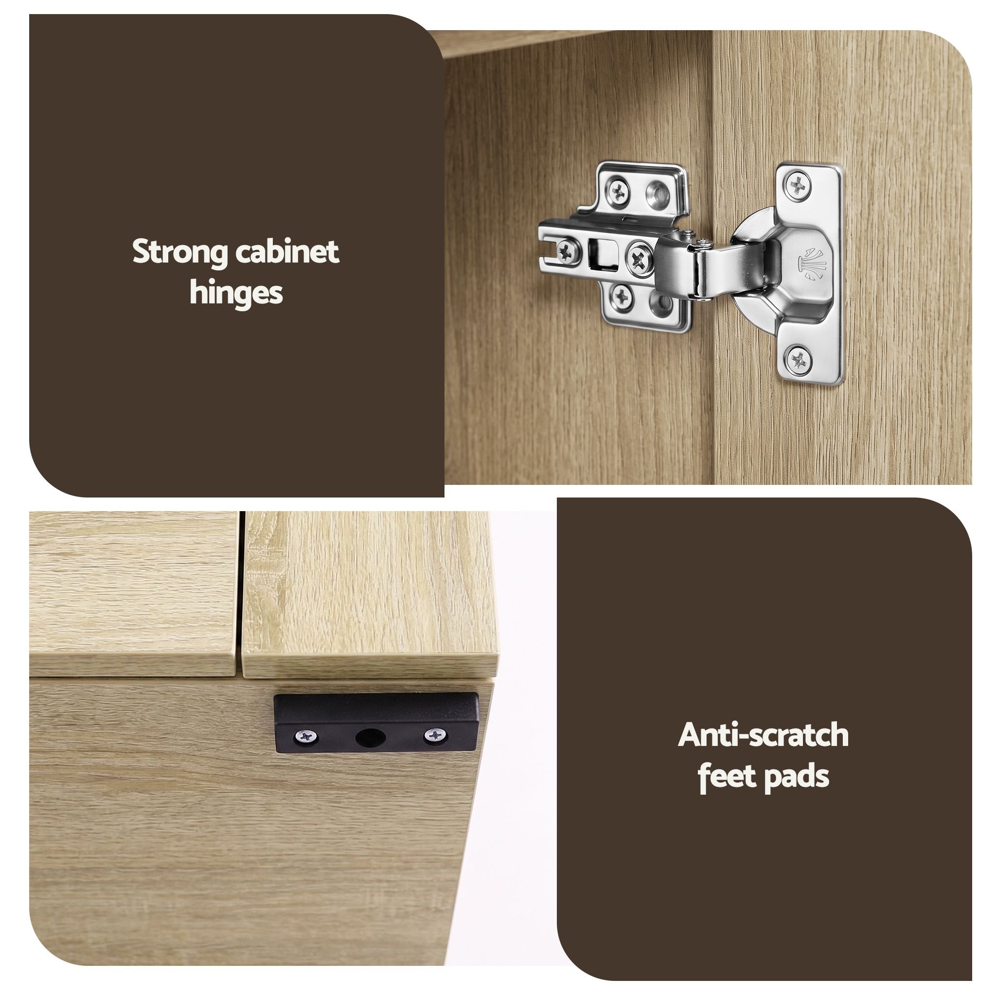 Artiss Buffet Sideboard - DANA Oak Bedworld